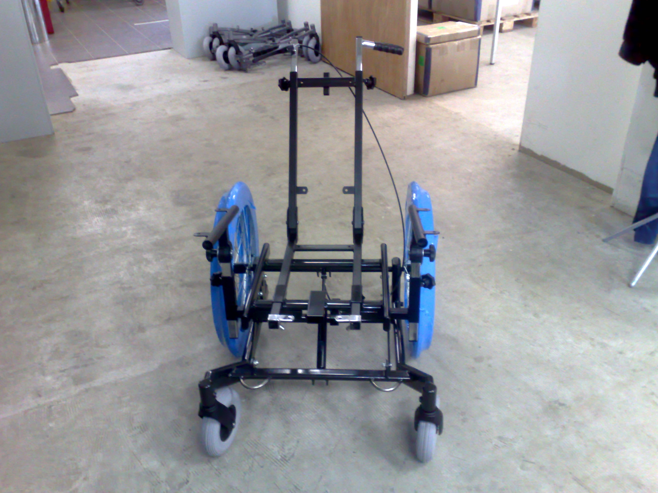 Optie: Dego II - 24 inch wielen aanpasssingsset compleet incl. trommelremmen